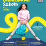 Duży Plakat Konkursu Odblaskowa Szkoła 2023