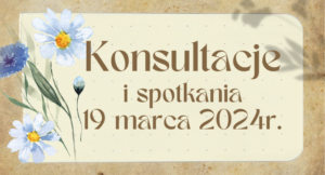 Read more about the article Konsultacje/Spotkania
