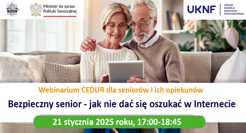 Read more about the article Webinarium pt. Bezpieczny senior – jak nie dać się oszukać w Internecie