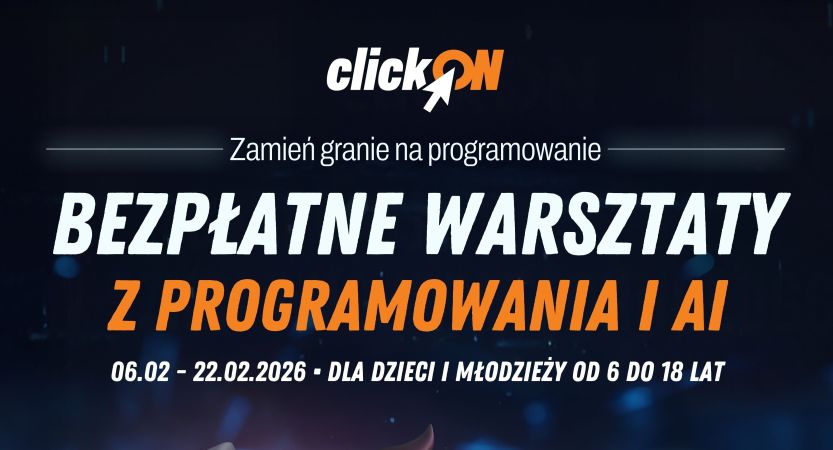 Read more about the article Bezpłatne warsztaty ClickON powracają!