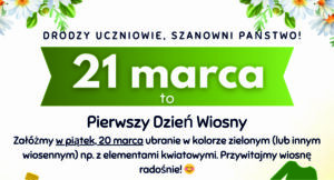 Read more about the article Pierwszy Dzień Wiosny