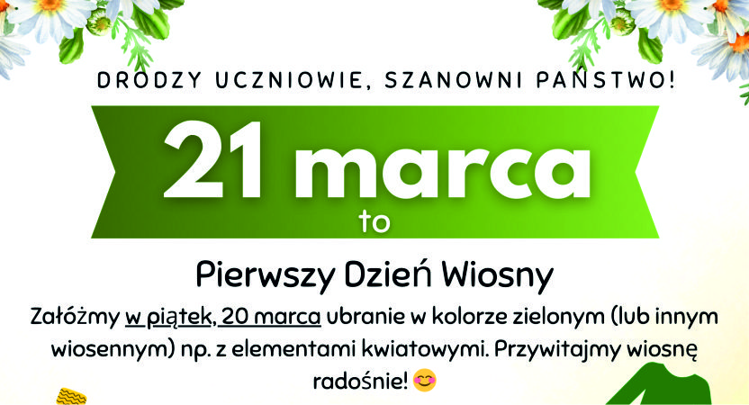 Read more about the article Pierwszy Dzień Wiosny