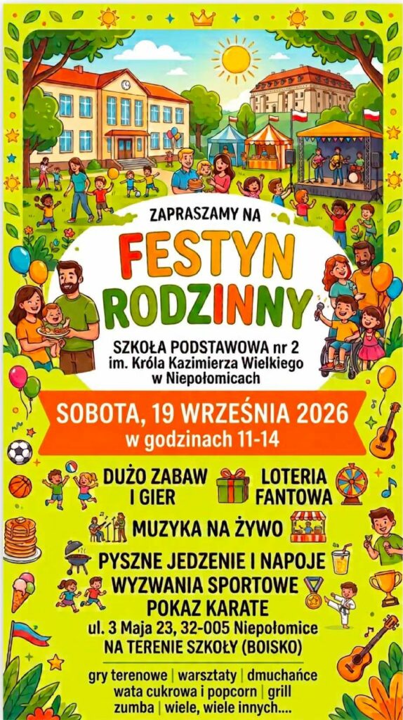 Plakat festyn rodzinny